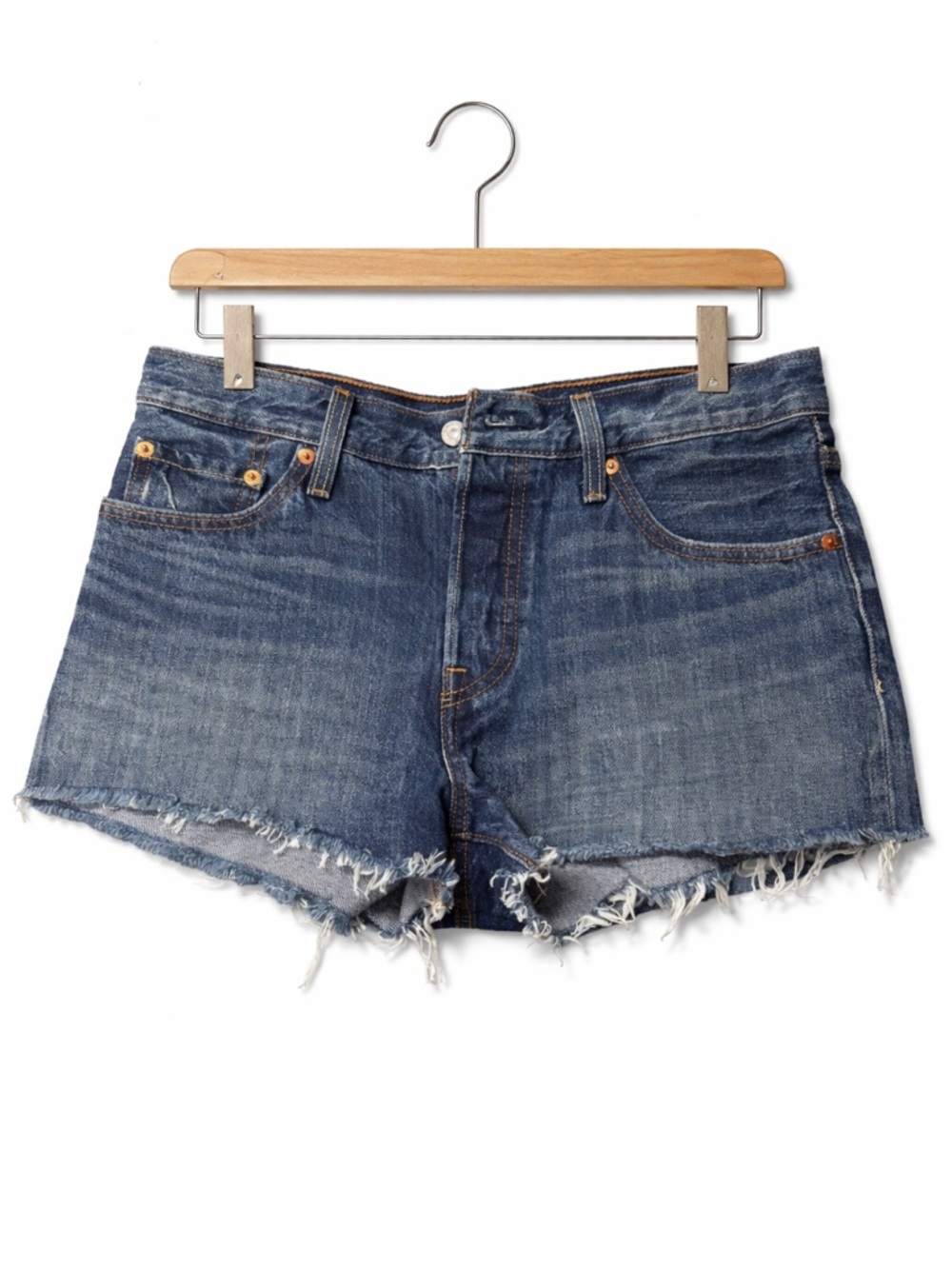 Levi’s 501 Cut Off Denim Shorts High Rise Size 28 | Festival Summer